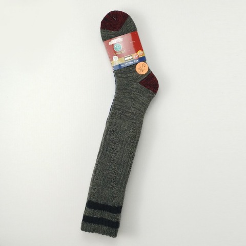 メンズ　2足組裏起毛パイルハイソックス（FIBER HEAT SUPER PREMIUM）
