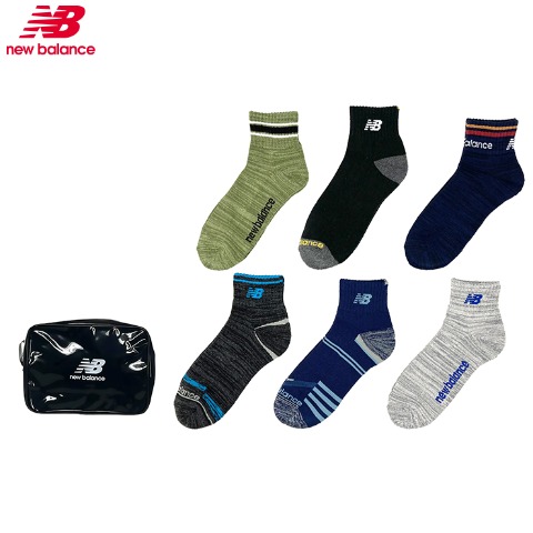 メンズ　6足組ソックス（ニューバランス）