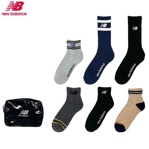 メンズ　6足組ソックス（ニューバランス）