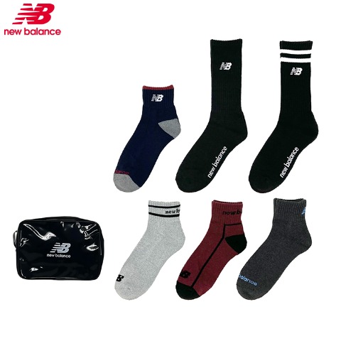 メンズ　6足組ソックス（ニューバランス）
