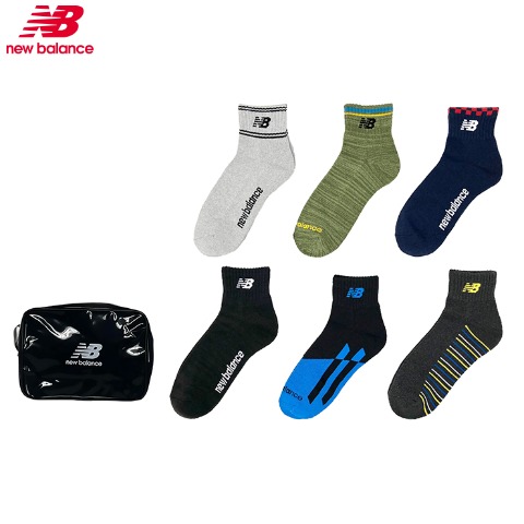 メンズ　6足組ソックス（ニューバランス）