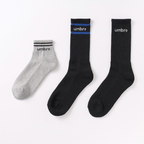 メンズ　6足組ソックス（アンブロ）