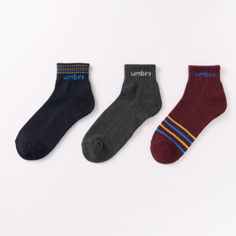 メンズ　6足組ソックス（アンブロ）