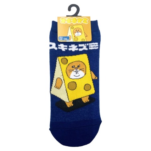 メンズ　スニーカーインソックス 24-26cm（スキネズミ）