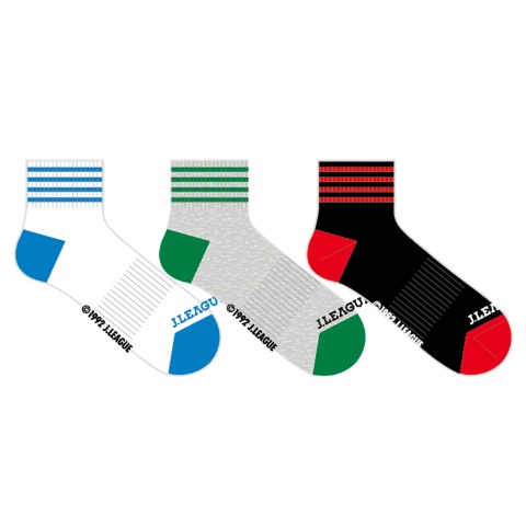 メンズ　3足組ソックス（Jリーグ）