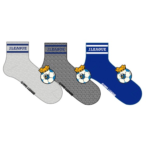 メンズ　3足組ソックス（Jリーグ）
