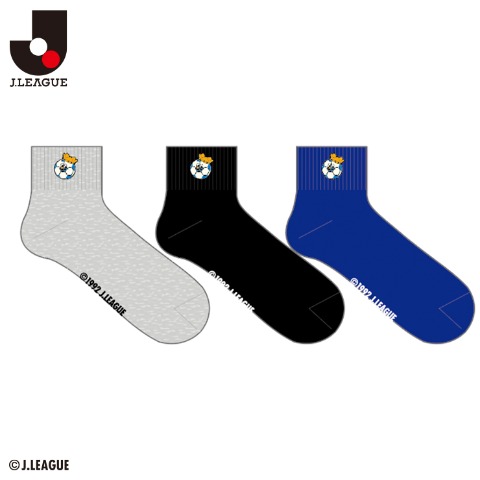 メンズ　3足組ソックス（Jリーグ）