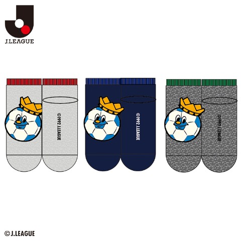 メンズ　3足組ソックス（Jリーグ）