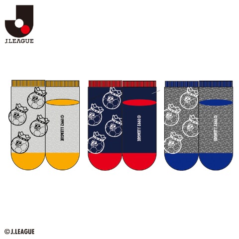 メンズ　3足組ソックス（Jリーグ）