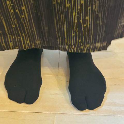 メンズ　足袋ハイソックス（さんかく）