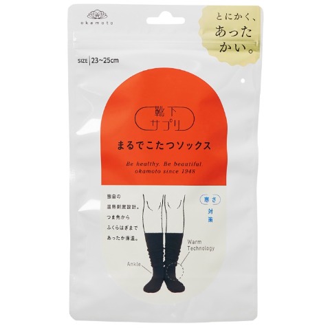 レディース　ハイソックス（靴下サプリ まるでこたつソックス）