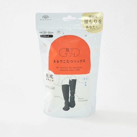 レディース　ハイソックス（靴下サプリ まるでこたつソックス）