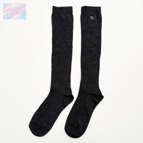 レディース　ハイソックス（きゅるりんってしてみて）