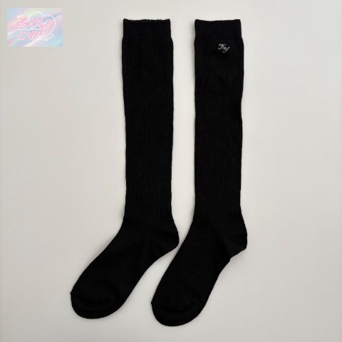 レディース　ハイソックス（きゅるりんってしてみて）