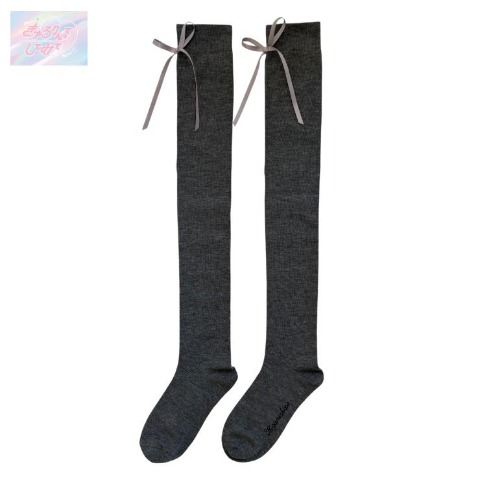 レディース　オーバーニーソックス（きゅるりんってしてみて）