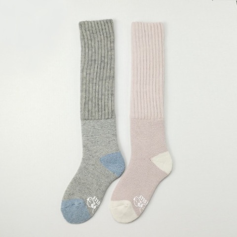 レディース　2足組裏起毛総パイルハイソックス（FIBER HEAT SUPER PREMIUM）