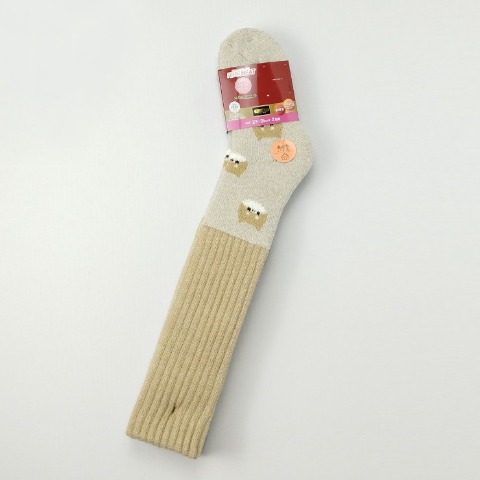 レディース　2足組裏起毛総パイルハイソックス（FIBER HEAT SUPER PREMIUM）