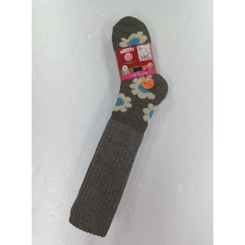 レディース　2足組総パイル裏起毛ハイソックス（FIBER HEAT SUPER PREMIUM）