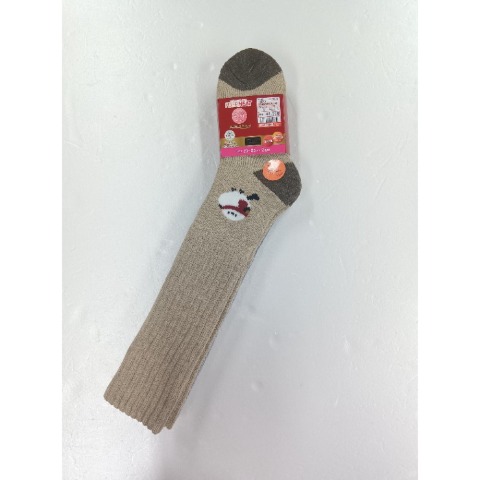 レディース　2足組総パイル裏起毛ハイソックス（FIBER HEAT SUPER PREMIUM）