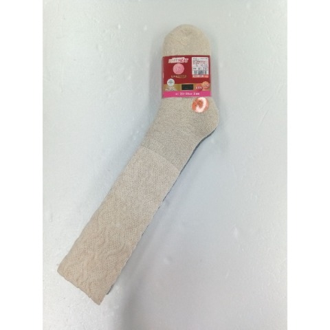 レディース　2足組総パイル裏起毛ハイソックス（FIBER HEAT SUPER PREMIUM）