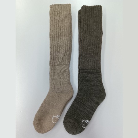 レディース　2足組総パイル裏起毛ハイソックス（FIBER HEAT SUPER PREMIUM）