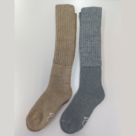 レディース　2足組総パイル裏起毛ハイソックス（FIBER HEAT SUPER PREMIUM）