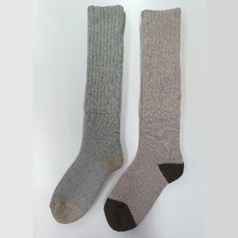 レディース　2足組総パイル裏起毛ハイソックス（FIBER HEAT SUPER PREMIUM）