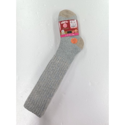 レディース　2足組総パイル裏起毛ハイソックス（FIBER HEAT SUPER PREMIUM）