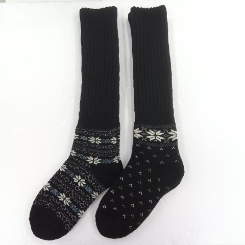 レディース　2足組総パイル裏起毛ハイソックス（FIBER HEAT SUPER PREMIUM）