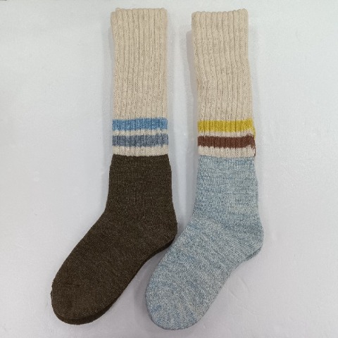 レディース　2足組総パイル裏起毛ハイソックス（FIBER HEAT SUPER PREMIUM）