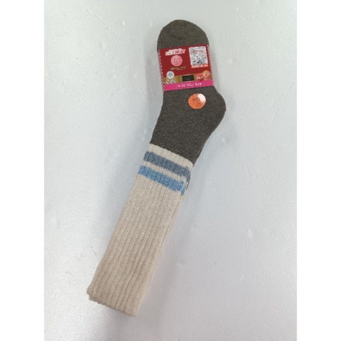 レディース　2足組総パイル裏起毛ハイソックス（FIBER HEAT SUPER PREMIUM）