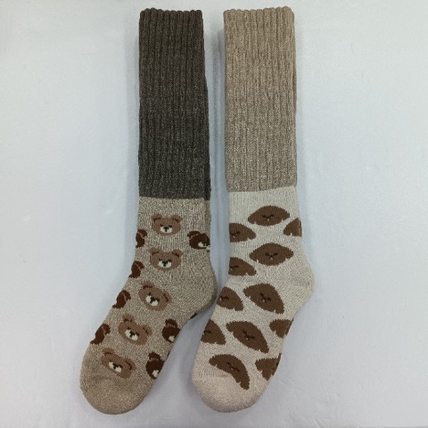 レディース　2足組総パイル裏起毛ハイソックス（FIBER HEAT SUPER PREMIUM）