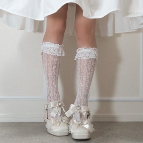 レディース　ハイソックス（眞白ありす）