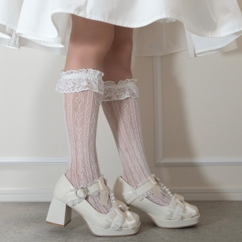 レディース　ハイソックス（眞白ありす）