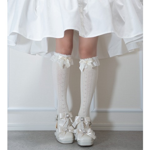 レディース　ハイソックス（眞白ありす）