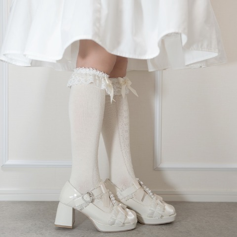 レディース　ハイソックス（眞白ありす）