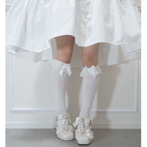 レディース　ハイソックス（眞白ありす）