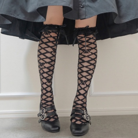 レディース　オーバーニーソックス（眞白ありす）