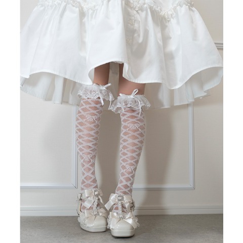 レディース　オーバーニーソックス（眞白ありす）