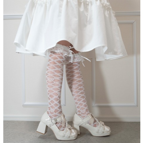 レディース　オーバーニーソックス（眞白ありす）