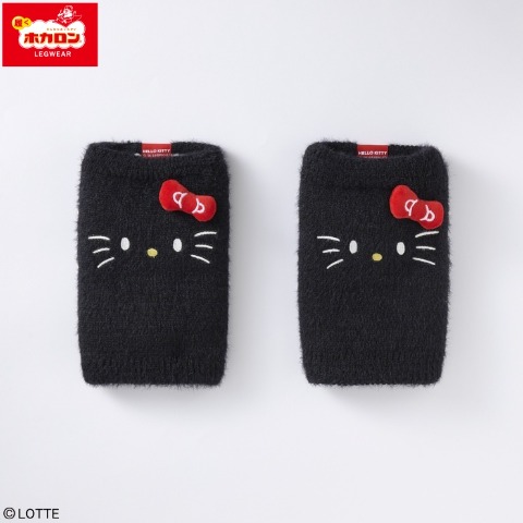 レディース　20cm丈レッグウォーマー（ハローキティ・ホカロン）