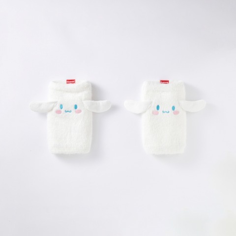 レディース　20cm丈レッグウォーマー（シナモロール・ホカロン）