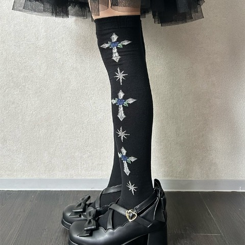 レディース　オーバーニーソックス（星名桜子）