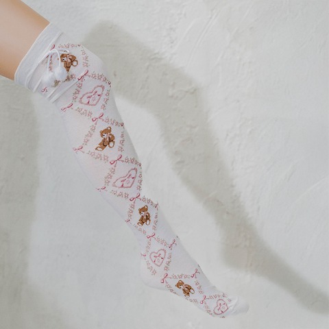 レディース　オーバーニーソックス（青木美沙子）