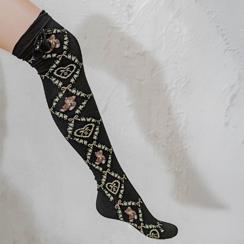 レディース　オーバーニーソックス（青木美沙子）