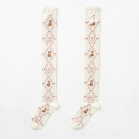 レディース　オーバーニーソックス（青木美沙子）