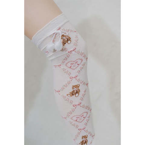 レディース　オーバーニーソックス（青木美沙子）