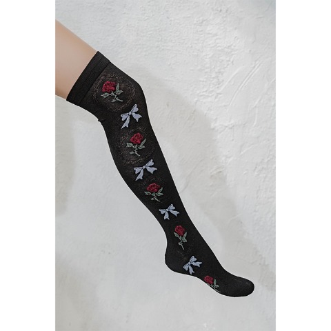 レディース　オーバーニーソックス（青木美沙子）