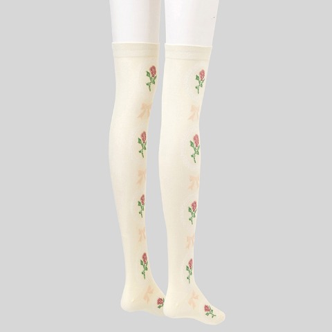 レディース　オーバーニーソックス（青木美沙子）