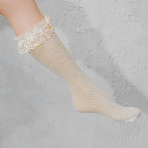 レディース　ハイソックス（青木美沙子）